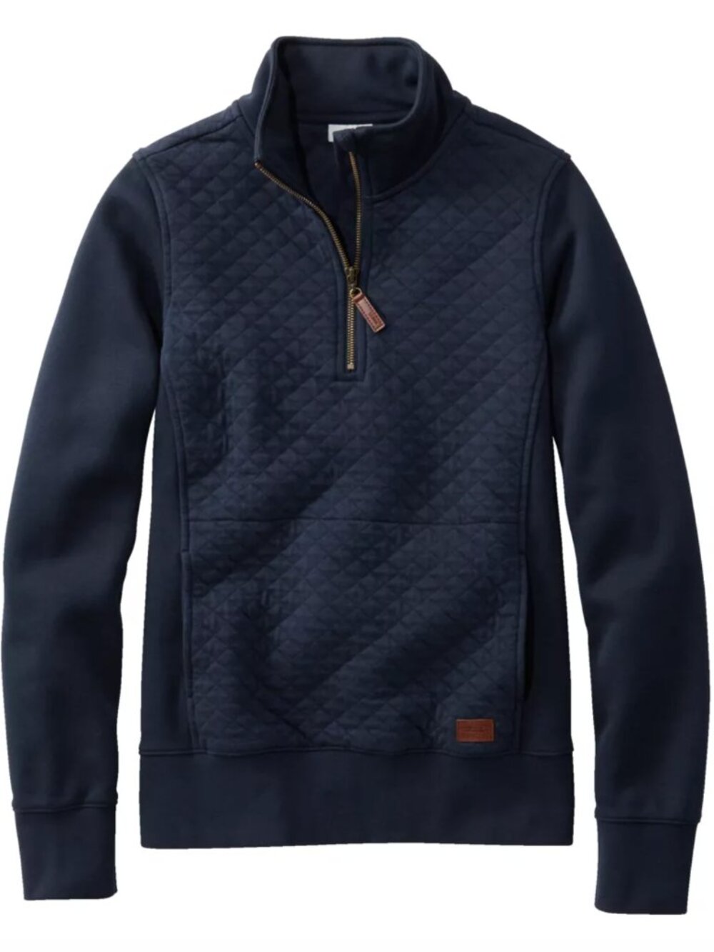 LL Bean Quarter Zip Quilted Sweatshirt